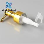 24mm Body Lotion Pump Dispenser With Plastic Screw Cap Aluminum Hand