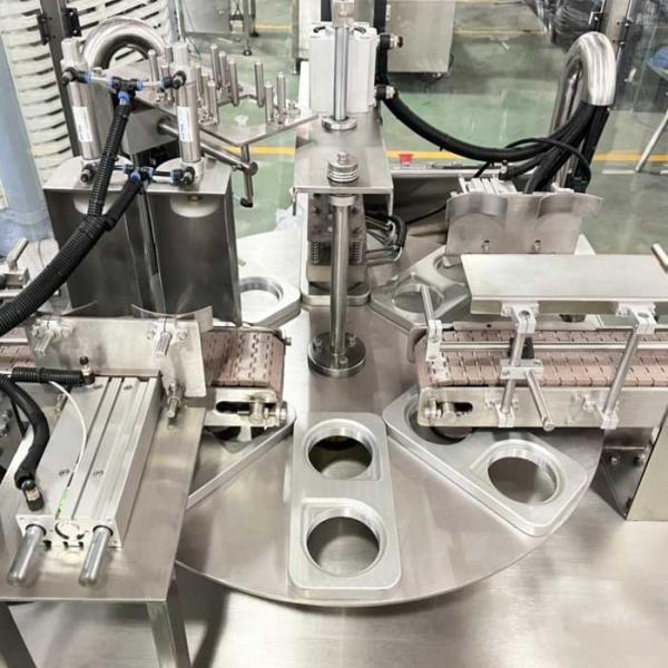 Buy cheap Stainless Steel Automatic Cup Sealing Machine For 0.3-0.5mm Thickness Cups from wholesalers