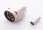Crimp Straight GR 214 Wireless Satellite To Aerial Connector N Type Male Plug