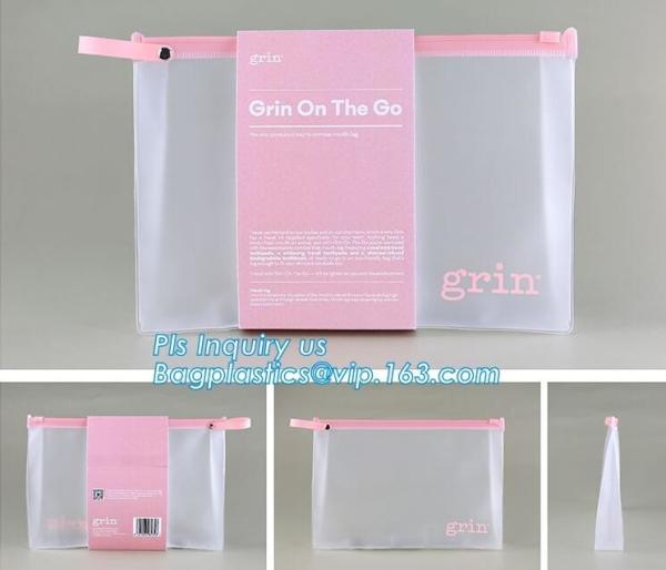 Buy cheap Plastic Packaging Selected By Girls For Cosmetics Zipper Bag With Slider, k bags zipper cosmetic bags toothbrush b from wholesalers