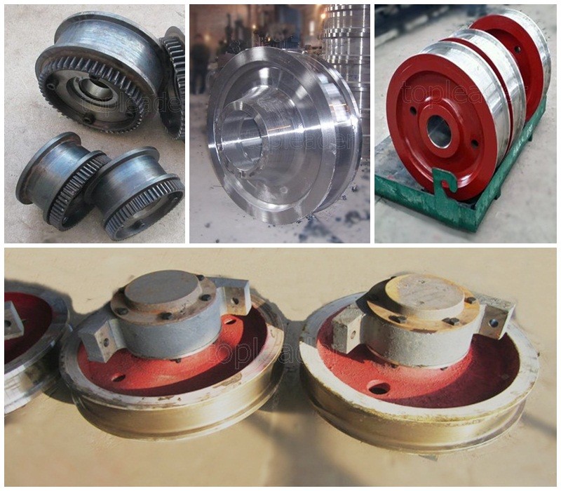 Customized Industrial Rail Trolley Steel Wheel Railway Wheelset For Gantry Crane