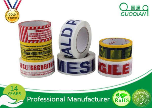 Buy cheap Customized Carton Sealing Water Glue BOPP Packing Tape With Label from wholesalers