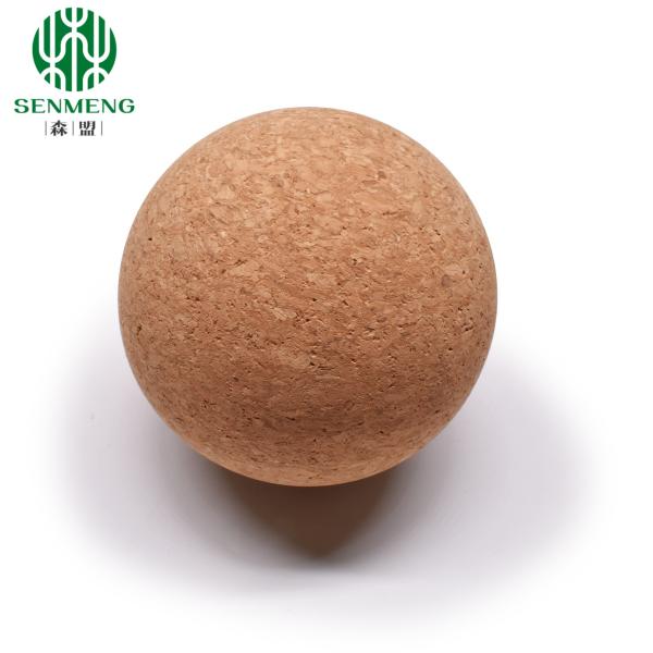 Best Sale Eco-Friendly Natural Wood Ball for Fitness Exercise Cork Yoga Ball Eco