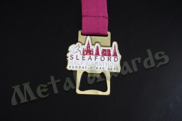 Buy cheap Marathon Desing Medal Bottle Opener , Novelty Beer Opener Medal For Sports Game from wholesalers