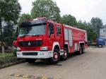 Buy cheap 24 Ton 8x4 Water Foam Firefighter Truck , Heavy Rescue Fire Truck D10 Series Engine from wholesalers