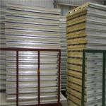 sound insulation metal sheet rock wool sandwich roof tile 5950 x 950 x 50mm