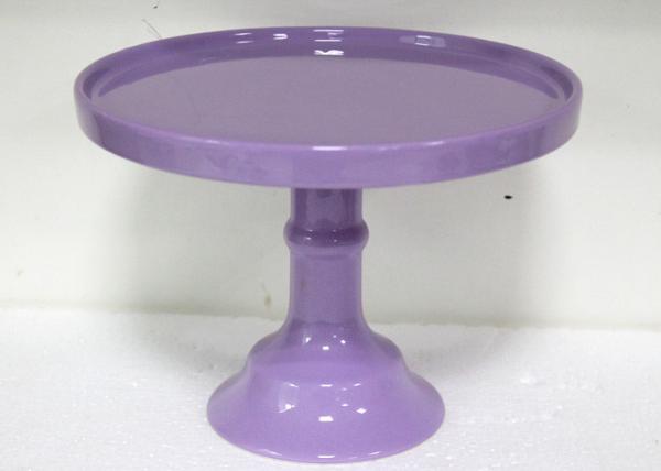 Buy cheap Customized Color Ceramic Cake Stand Footed Dessert Dolomite Platter For Wedding Party from wholesalers