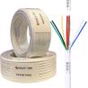 Buy cheap 10x0.22mm2 Stranded Conductors Shielded Alarm Cable 7*0.2mm TCCA White PVC Outer Sheath from wholesalers