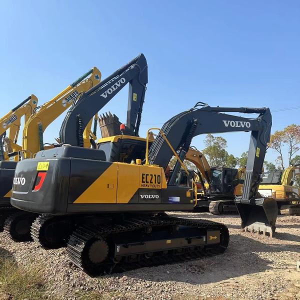Buy cheap Secondhand Excavator Original VOLVO EC210 used Hydraulic 20ton Crawler Digger from wholesalers