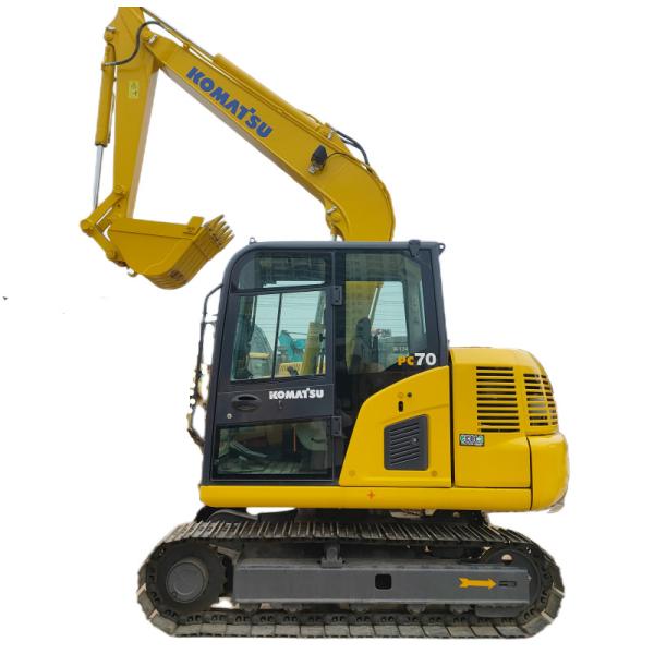 Buy cheap PC70 Komatsu Used Mini Excavator 6.5 ton Mini Crawler Excavator Agriculture from wholesalers