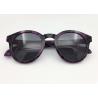 Buy cheap Round fasion acetate plastic sunglasses for Women mirror lens UV protection 400 from wholesalers