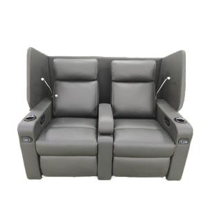 China 580mm Leather Recliner Sofa Family Power Electric Cinema Auditorium Chair on sale
