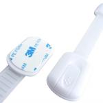 Drawer Cabinet Houseware Plastic Products Adhesive Door Lock Straps For Babies