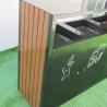 Buy cheap 3 Compartment Recycling Bin Pation Furniture Outdoor Metal Wood Waste bin Supplier Steel Trash Can Wholesale from wholesalers