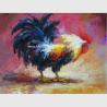 Buy cheap Acrylic Animal Palette Knife Oil Painting Handmade Cock Thick Oil On Canvas from wholesalers