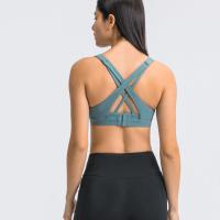 Buy cheap New Design Cross Back Adjustable Hook Closure Shock Proof Gym Wear Sports Bras product