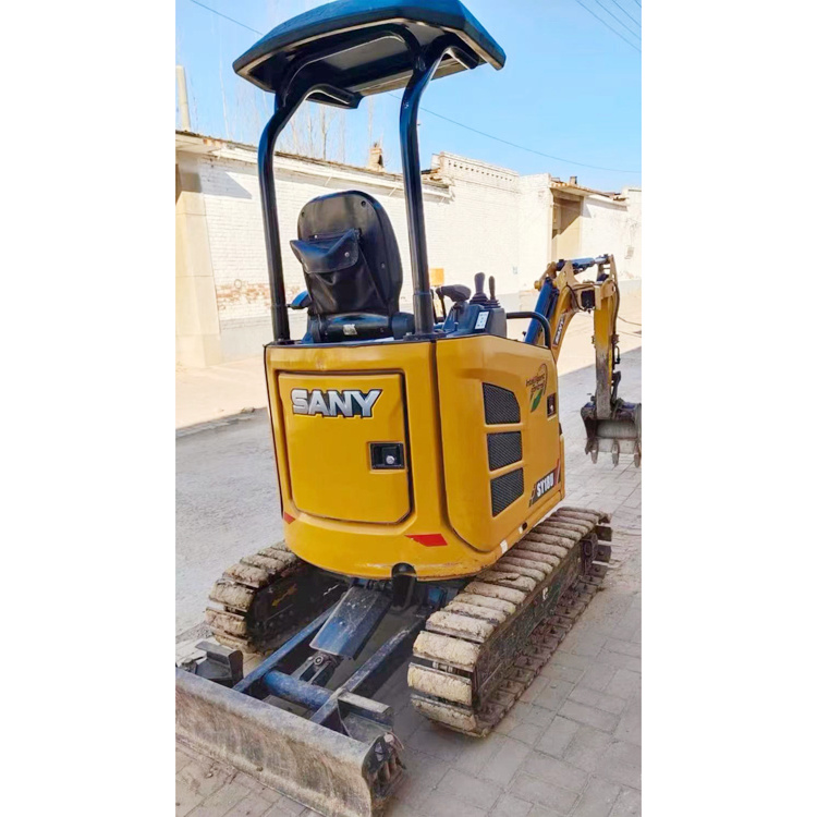 2019 Year Small Hydraulic Excavator SY18 Mini Digger with Rubber Crawler Moving Type