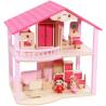 Buy cheap Natural Handmade Wooden Doll House Toys DIY Colored ISO9001 from wholesalers