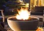Factory price outdoor real flame bbq round Propano gas fireplace fire pit