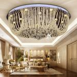 Round Crystal ceiling mount light fixture For indoor home Lighting Fixtures (WH