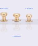 Leather Craft 10mm Head Screwback Button Stud