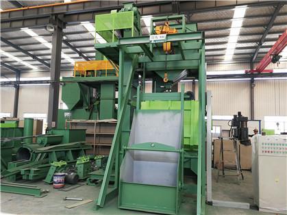Buy cheap 15 GN Steel Crawler Belt Shot Blasting Machine CE Certificate For Cleaning from wholesalers