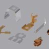 Buy cheap Customized Terminal Precision Metal Stamping Parts ISO9001 from wholesalers