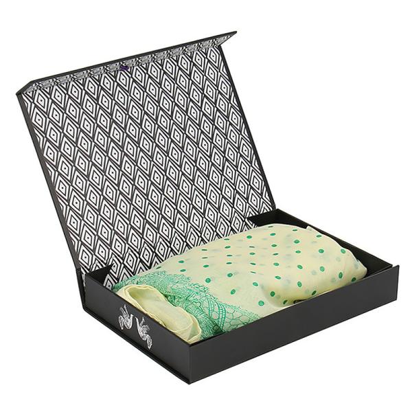 Buy cheap Luxury Fashion Customized Scarf Packaging Box Matte Lamination Offset Printing from wholesalers