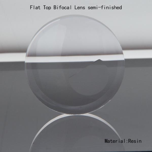 Buy cheap Flat Top Digital Bifocal Glasses Lens Semi-Finished UC/HC/HMC White Optical Lenses from wholesalers