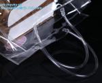vinyl slider k PVC bag packaging, EVA Beauty Makeup Standup Pouch Bags With