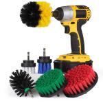 6 Pieces Drill Brush Attachment Brush Power Scrubber Drill Brush Kit Scouring