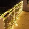 Buy cheap 20 50 100 LED Solar Leaf Garland Light Outdoor Waterproof Fairy String Lights Wedding Party Christmas Garden Living Room Decor from wholesalers