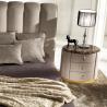 Buy cheap Italian Minimalist Modern Bedside Tables Titanium 3 Drawer Modern Nightstand from wholesalers