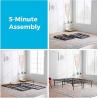 Buy cheap Queen Full Single Size Strong Folding Platform Bed Frame for Modern Bedroom Furniture from wholesalers