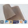 Buy cheap Non Stick 0.12mm Brown PTFE Coated Fiberglass Fabric For Press Machine from wholesalers