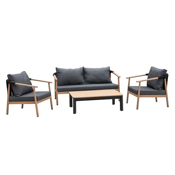 Buy cheap D680mm H670mm Sofa 4 Piece Rattan Outdoor Furniture Set from wholesalers