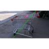Buy cheap Zinc Plated Wire Shopping Trolley Cart 4 Wheels Heavy Loading For Store from wholesalers