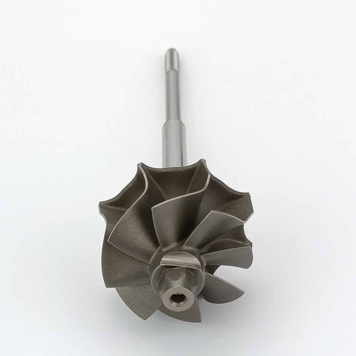 MS-TECH Turbo KP35 Dual Ring Reverse Turbine Wheel Shaft Ind 34.7mm Exd31mm Blades 8 Length84mm