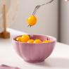 Buy cheap 2023 Nordic Style Porcelain Rice Bowl Mini Ceramic Bowl Solid Color Pumpkin Bowl Pink White Gray from wholesalers