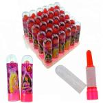 Student Fruit Lollipops Lipstick Shape Novelty Halal Strawberry Flavor