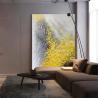 Buy cheap Modern Handpainted Oil Painting On Canvas Abstract Landscape Fortune Golden Leaf Texture Art from wholesalers