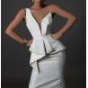 Buy cheap Small Moq Clothing Manufacturers Women'S Off The Shoulder Split Hem Bodycon Party Midi Dress from wholesalers