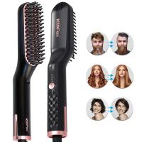 Buy cheap Multifunctional Beard Straightener Comb Brush Electric Frizz Proof product