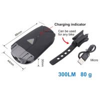 Buy cheap USB Charging Rechargeable LED Cycle Lights 1.3in , Low Brightness USB Bike Front product