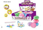 Blowable Transparent Crystal Mud 75g Indoor Childrens Toys Macaron Design Puple