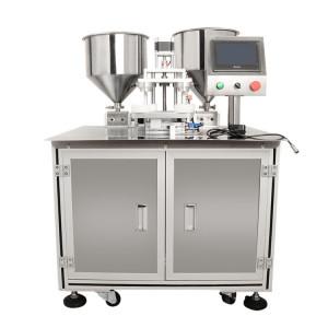 Buy cheap Two Colors BB Cream Air Cushion Filling Machine Can Fill 2 Color from wholesalers