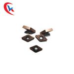 Cermeted Boring Carbide Lathe Tool Inserts CVD Coating Moving Machine Cermet
