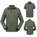 Outdoor Anti-UV Nylon Spandex Casual Shirt Fashion Style Quick Drying Short &