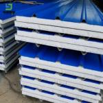 Fireproof Board Metal Sheet Sandwich Prefabricated Wall EPS PU Rock Wool