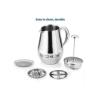 Buy cheap Stainless Steel French Press Coffee Maker 18/10 Bonus 1000ML Plunger Coffee Maker from wholesalers
